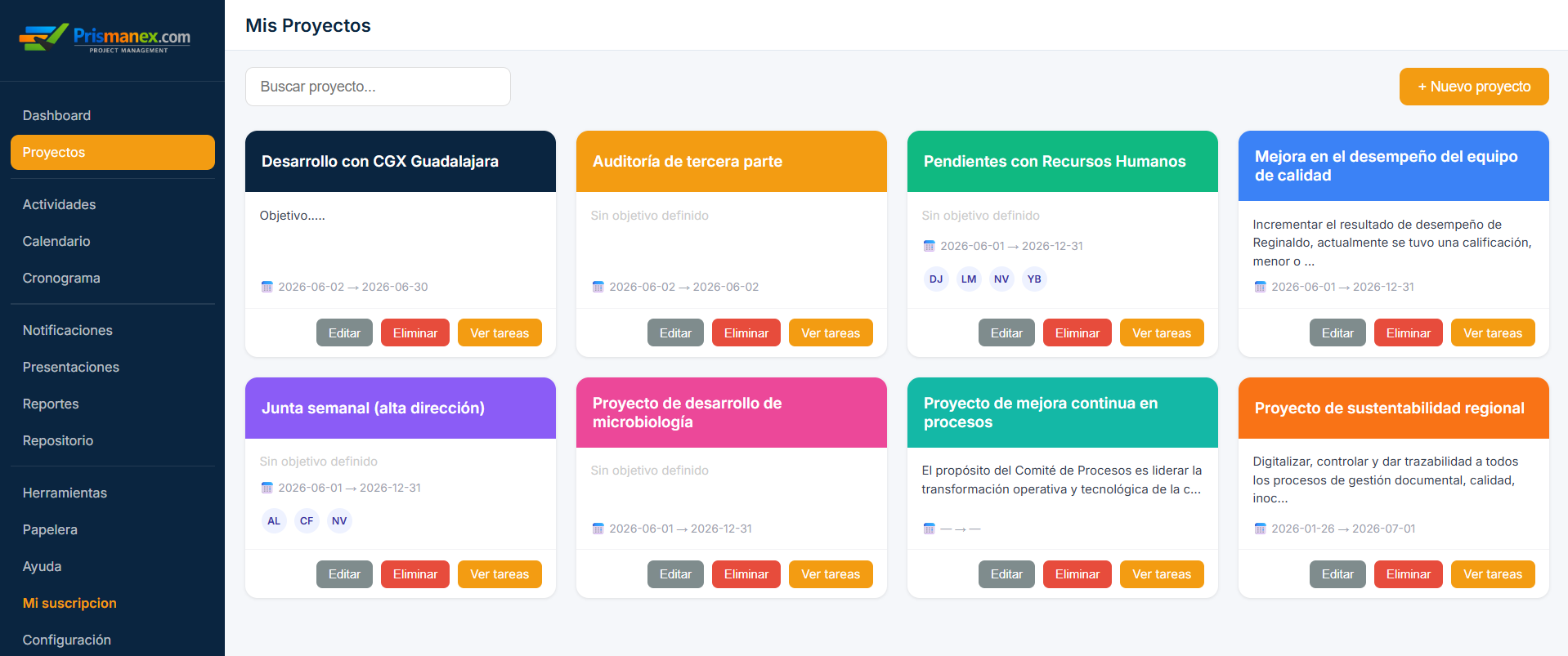 Prismanex App